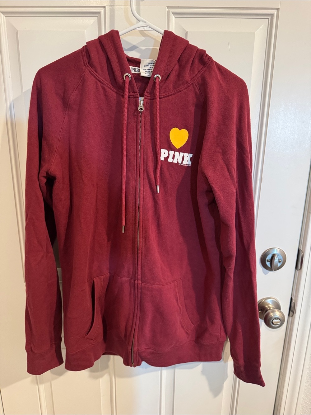 PINK Victoria's Secret Redskins zip up hoodie